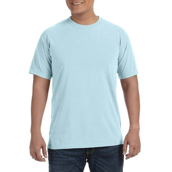 Comfort Colors Men's Ring Spun Garment Dyed T-Shirt, Chambray, Medium