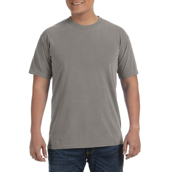 Comfort Colors Men's Ring Spun Garment Dyed T-Shirt, Grey, Small