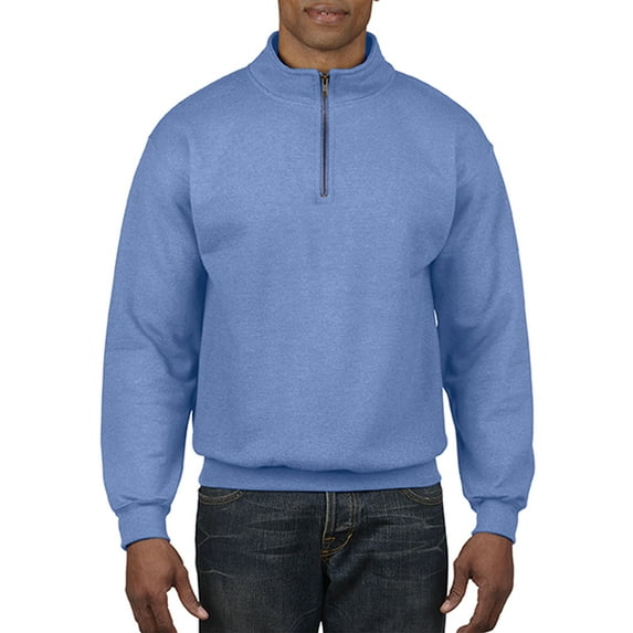 Comfort Colors Men's and Big Men's 1/4 Zip Fleece Sweatshirt, up to Size 3XL