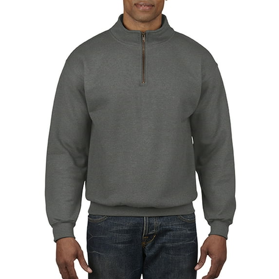 Comfort Colors Men's and Big Men's 1/4 Zip Fleece Sweatshirt, up to Size 3XL
