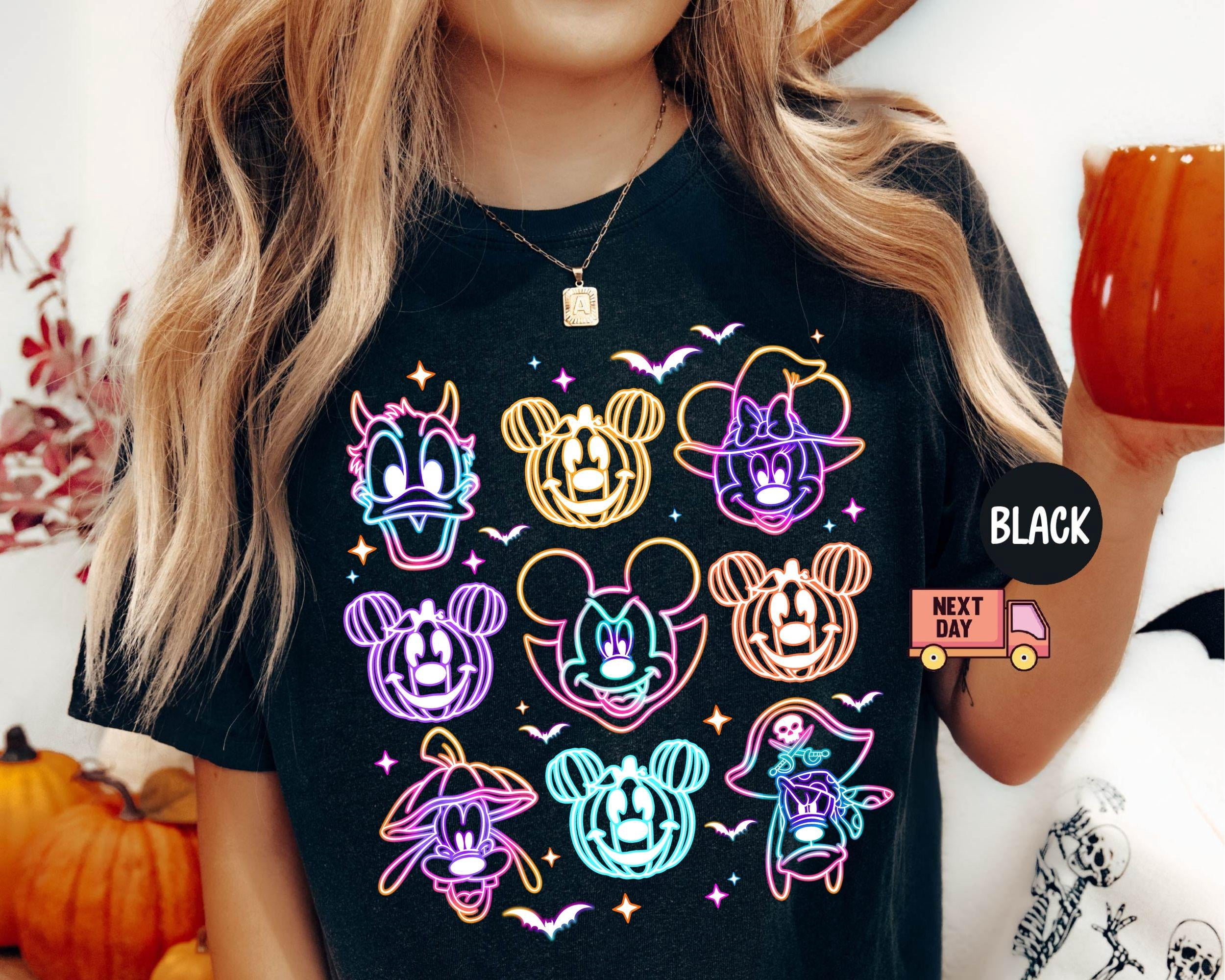 Comfort Colors® Mickey & Friends Ghost Disney Halloween Shirt, Mickey's ...