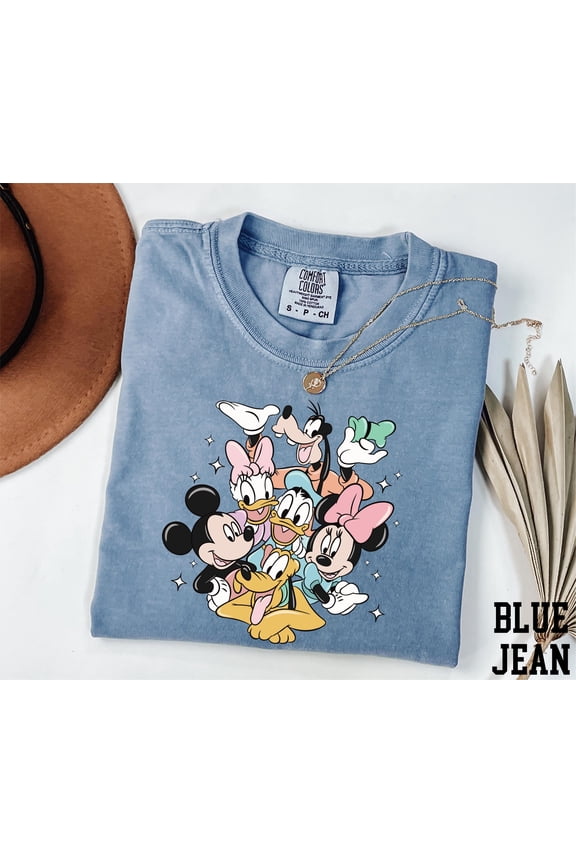 Comfort ColorsĀ® Mickey and Friends Shirt, Disney Squad Shirt, Mickey Shirt, Minnie Shirt, Mickey and Co Shirt, Disneyland Vacation Shirt