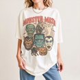 thumbnail image 1 of Comfort Colors® Monster Mash Shirt: Retro Halloween Spooky Season Tee, 1 of 7