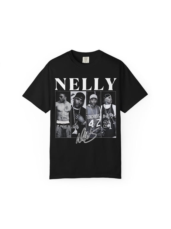 Comfort Colors Nel Bootleg Rap Tee Y2K Hip Hop Rapper Retro Graphic T-Shirt
