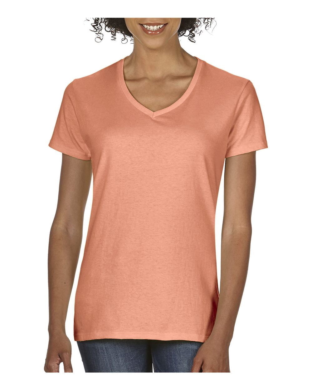Comfort colors women's v hotsell neck