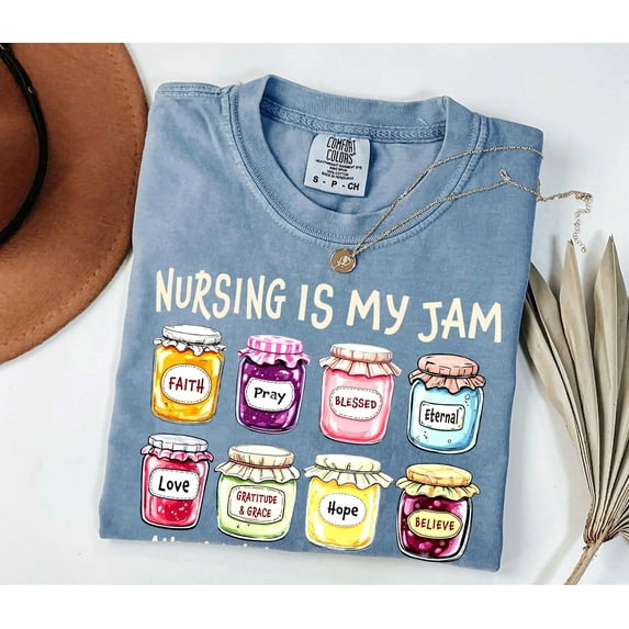 Comfort Colors Nurse Shirt – New Nurse Gift, Registered Nurse, ER Nurse, Nurse Practitioner Graduation, Nurse Appreciation T-Shirt