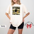 thumbnail image 1 of Comfort Colors Pittsburgh Football T-Shirt, Trendy Football Game Day Shirt,Ivory Color,Size XL, 1 of 5