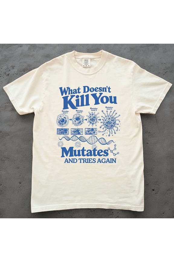 Comfort Colors Science Shirt, Bacteria Shirt, Virus Science Funny Shirt, Biology Teacher Tee, Funny Science Nerd Shirt, Genetics Scientist Tee