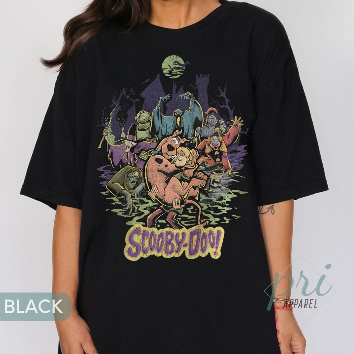 Comfort Colors Scooby Doo Retro Halloween 90s Movies T-Shirt, Funny ...