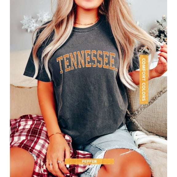 Comfort Colors Shirt, Tennessee Shirt, Tennessee Vintage, Tennessee Football, Game Day Shirt, Tennessee Travel, Retro Style Shirt