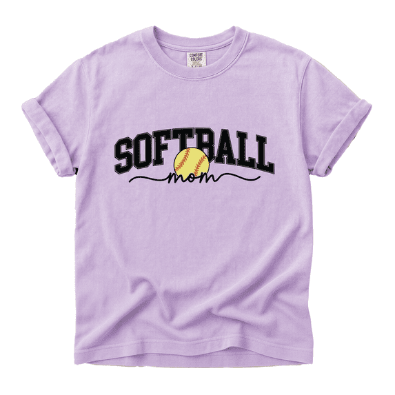 Comfort Colors Softball Mom Shirt Game Day Varsity Mothers Day Gift Tee