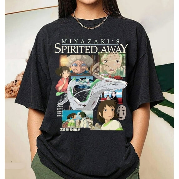 Spirited Away Shirt, Spirited Away Shirt, Studio Ghibli Shirt, Chihiro Shirt, Haku Shirt, No Face Shirt
