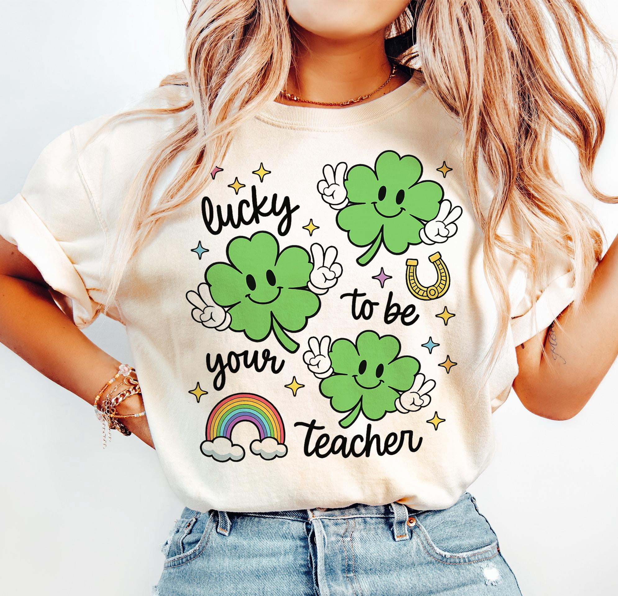 Comfort Colors® St Patrick's Day Teacher Shirt, Lucky To Be Your ...