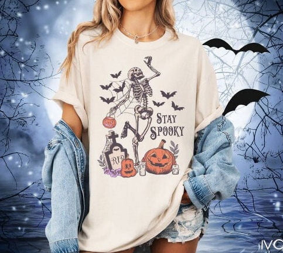 Comfort Colorsï¿½ Stay Spooky Shirt Spooky Halloween Tshirt Trendy