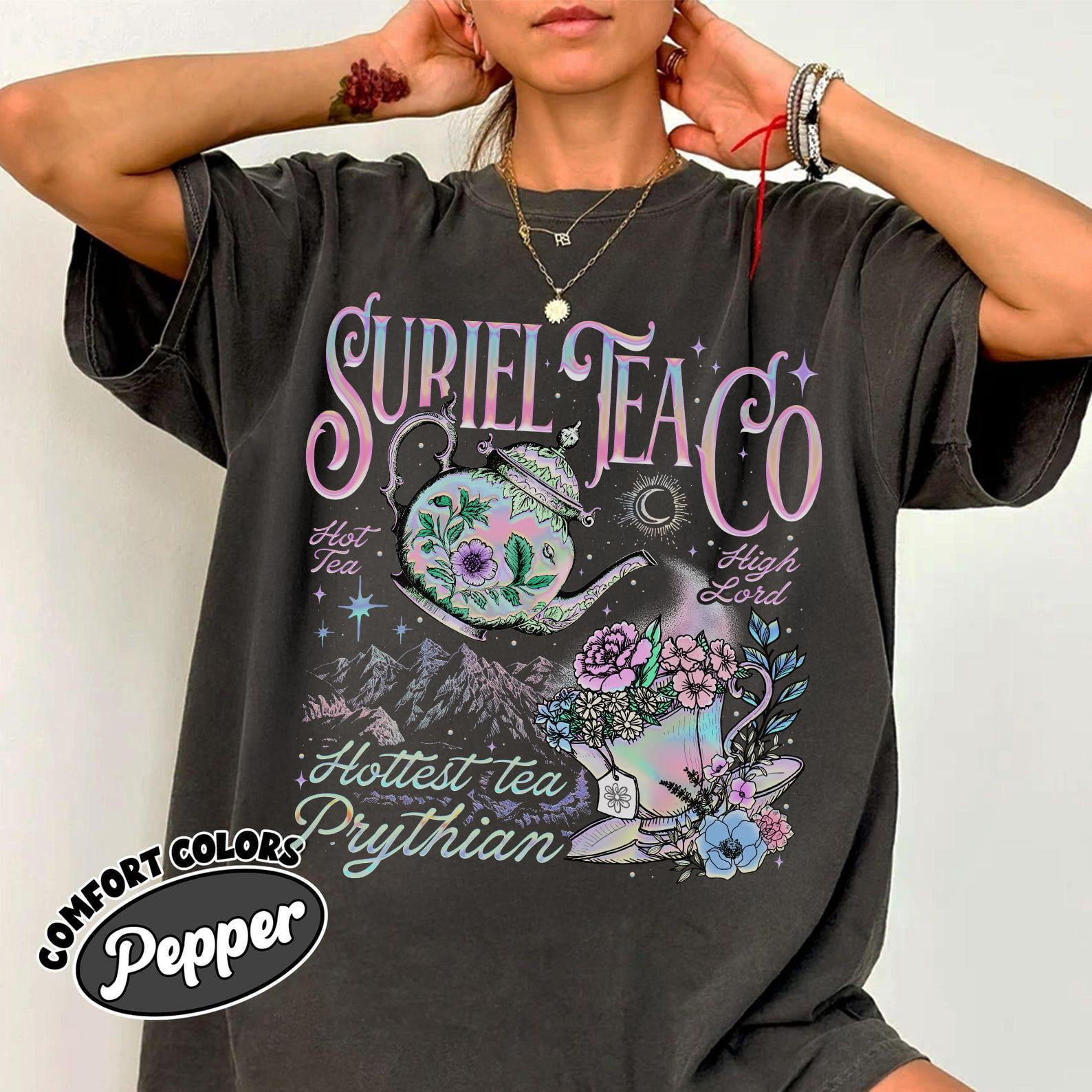 Comfort Colors® Suriel Tea Co Shirt, Fantasy Reader Shirt, Acotar Shirt ...