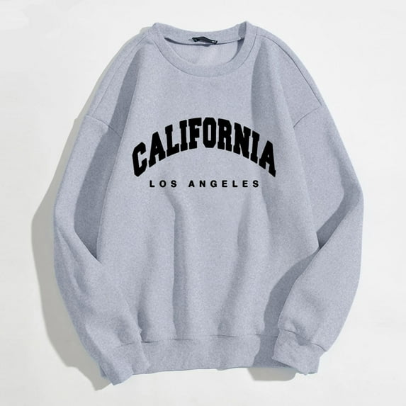 Comfort Colors Sweatshirts Women Casual Comfortable Graphic Tee Shirts Crew Neck For Everyday Style 2025 Pullover Sweaters Winter Clothes