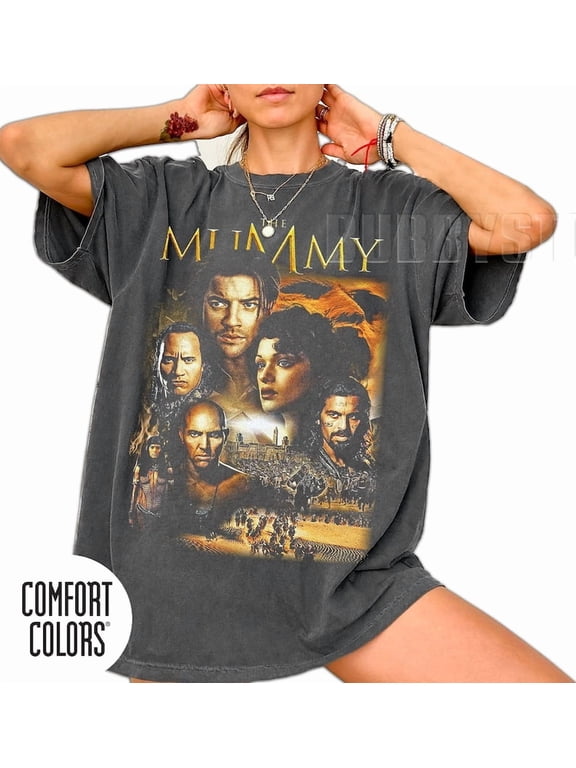Comfort Colors® The Mummy 1999 Vintage Shirt, Rick O'Connell Evelyn Movie Merchandise, Retro 90s Action Film T-Shirt