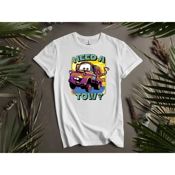 Comfort Colors Tow Mater Cars Movie Radiator Springs Towing Truck T-shirt
