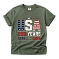 thumbnail image 1 of Comfort Colors USA 250 Years 1776 2026 Stars Stripes Patriotic Graphic Tee, 1 of 5