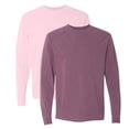 thumbnail image 1 of Comfort Colors Unisex Garment-Dyed Heavyweight Long Sleeve T-Shirt (Blossom+Berry 2 Pack, L), 1 of 8