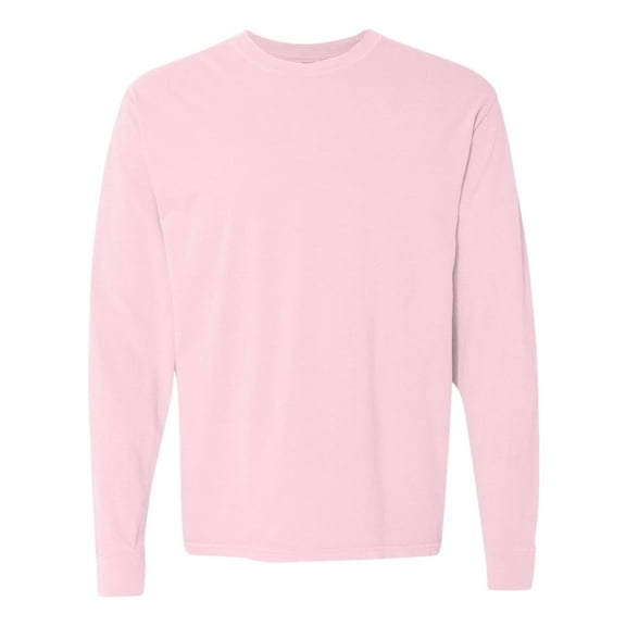 Comfort Colors Unisex Garment-Dyed Heavyweight Long Sleeve T-Shirt (Blossom , L)
