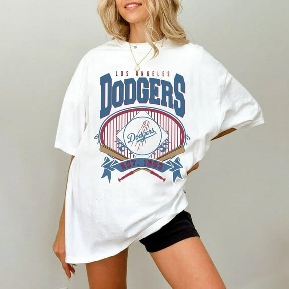 Comfort Colors Vintage Los Angeles Baseball T-Shirt, Dodgers Baseball Shirt, Baseball fan gift, Unisex Tee