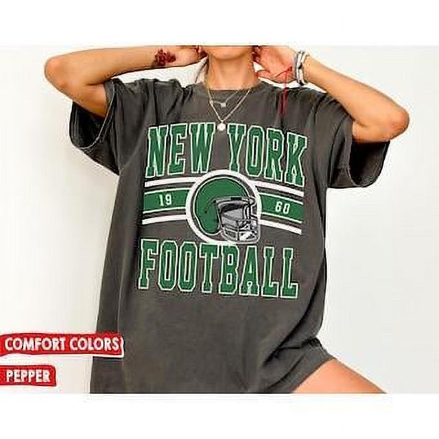 Comfort Colors Vintage New York Football, Retro Jet Football, Jet Fan