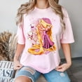 thumbnail image 1 of Comfort Colors Vintage Rapunzel T-Shirt, Disney Princess Rapunzel Shirt, Disney Rapunzel Tee,Blossom Color,Size L, 1 of 2