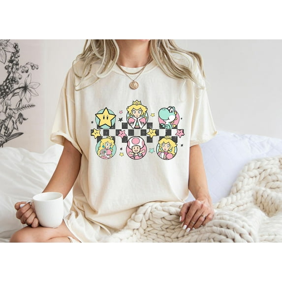 Comfort Colors Vintage Super Mario T-Shirt, The Super Mario Bros Movie, Family Trip