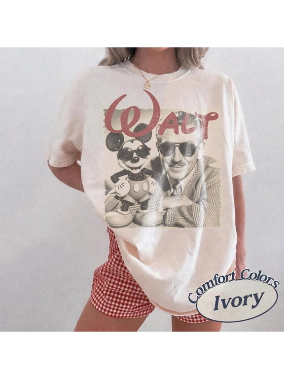 Comfort Colors Vintage Walt WDW Shirt, Mens Shirt, Shirt, Magic Kingdom Tee, Happiest Place On Earth, Fan Gifts