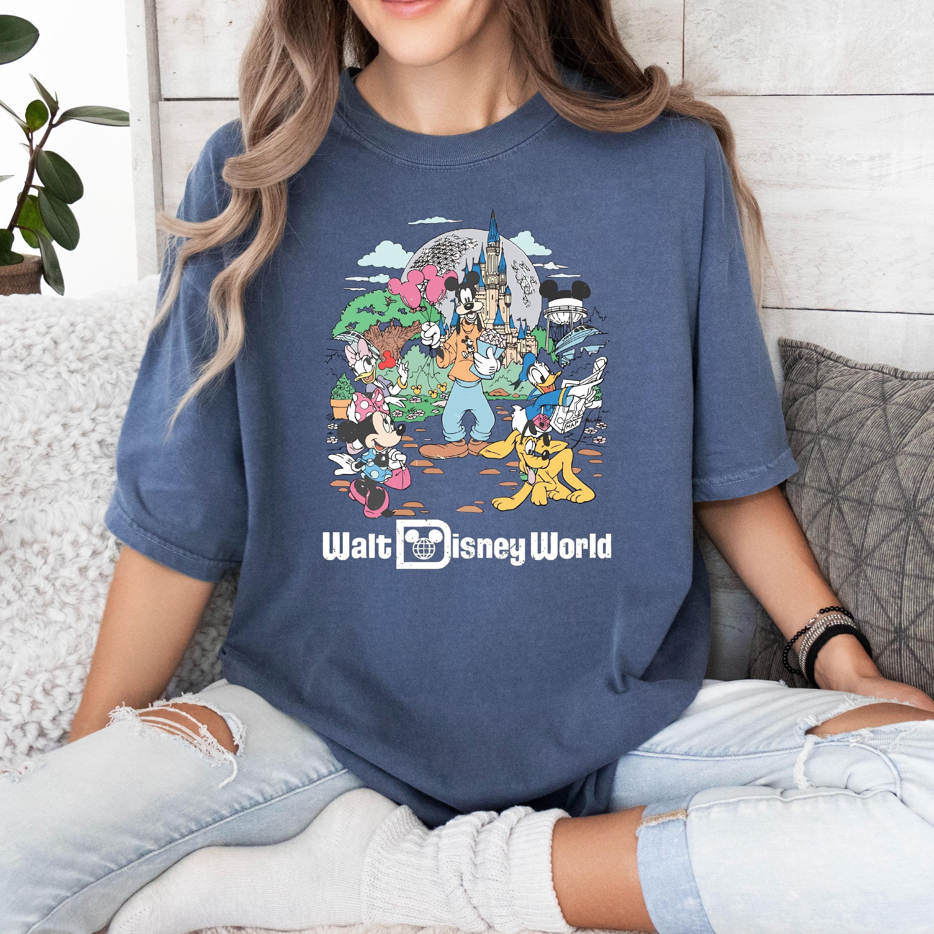 Comfort Colors® Walt Disney World Shirt, Disney Park T-Shirt, Disney ...