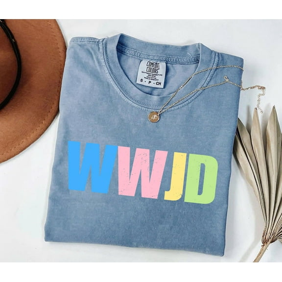 Comfort Colors What Would Jesus Do Shirts – WWJD Christian Tees & Sweatshirts