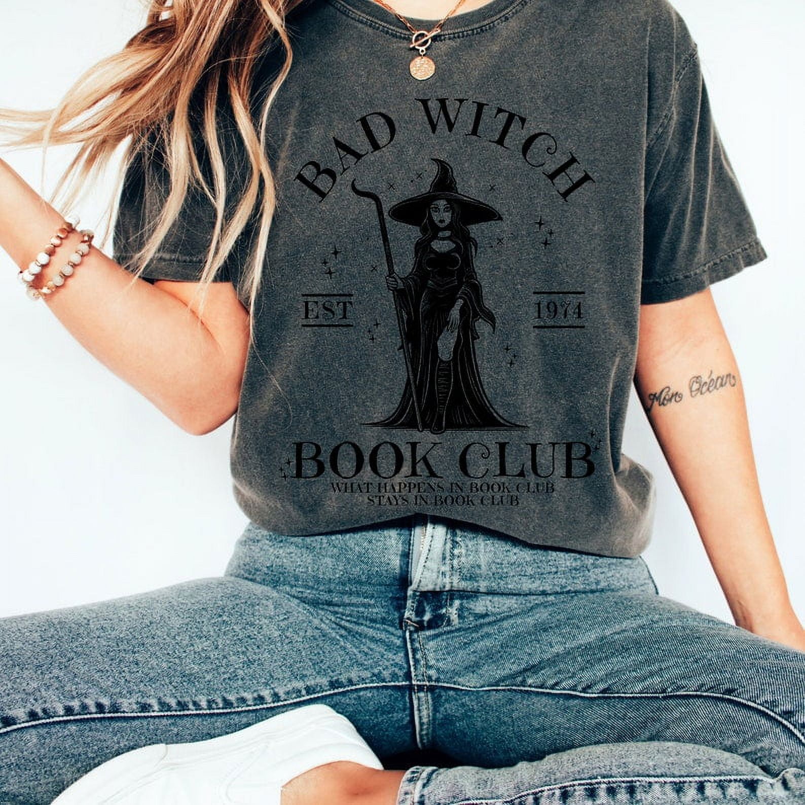 Comfort Colors Witch Shirt Bad Witches Club Book Club Shirt Bookish