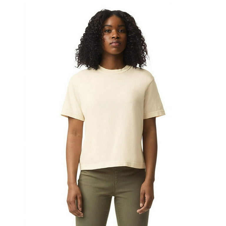 Comfort Colors - Women's Heavyweight Boxy T-Shirt - 3023CL - Ivory - Size: S