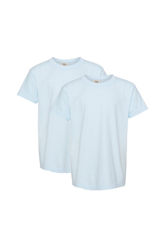 Youth Midweight T-Shirt, 2-Pack, Chambray, M