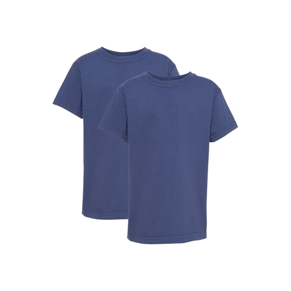 Comfort Colors Youth Midweight T-Shirt, 2-Pack, China Blue, L