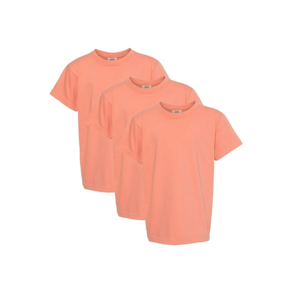 Comfort Colors Youth Midweight T-Shirt, 3-Pack, Terracotta, M