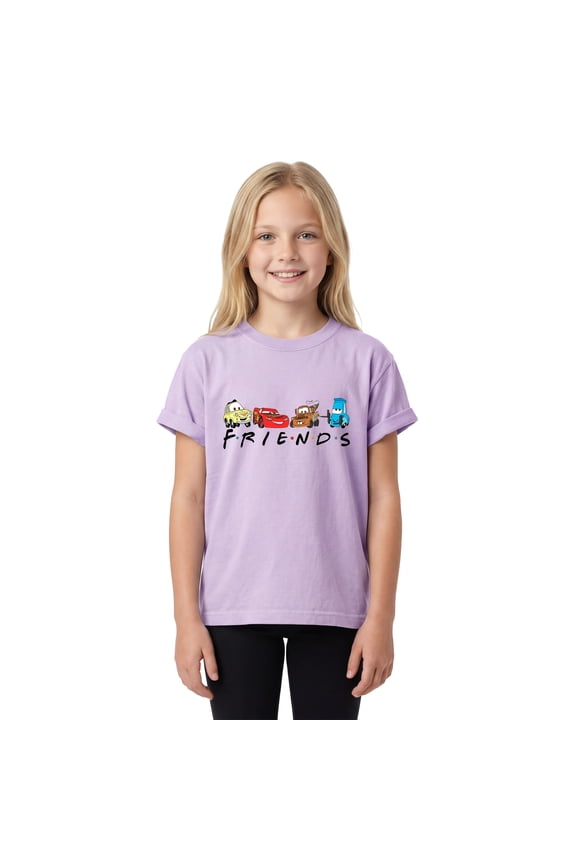 Comfort Colors Youth Racing Team Graphic Print Cotton for kids T-Shirt