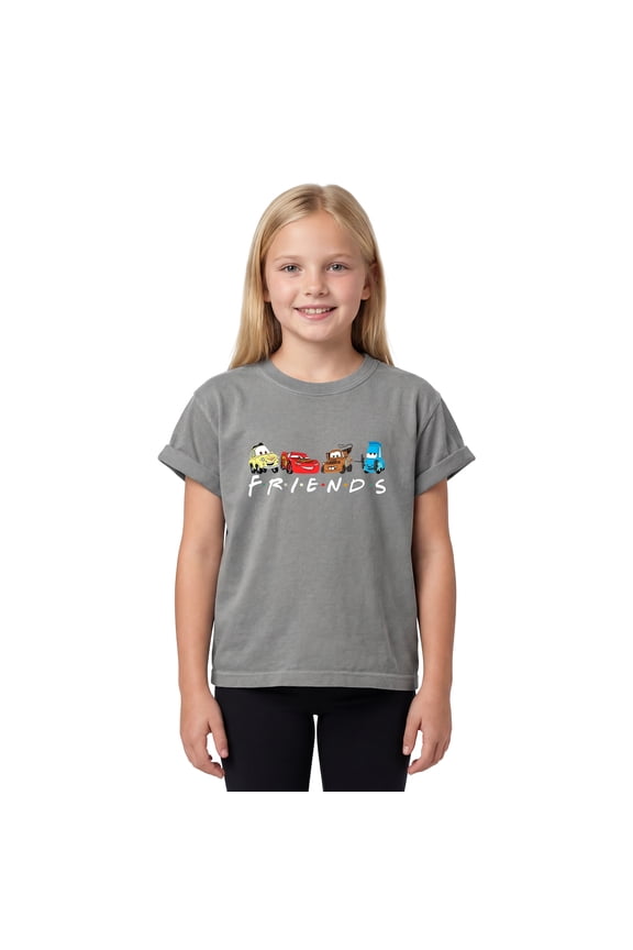 Comfort Colors Youth Racing Team Graphic Print Cotton for kids T-Shirt