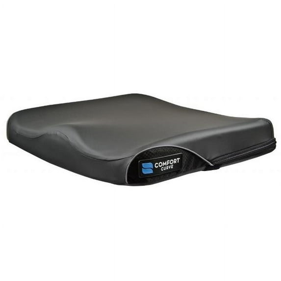 Comfort Company CU-SV-1618 Curve Wheelchair Cushion with Stretch-Air Cover