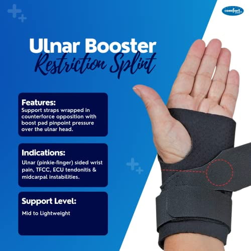 Comfort Cool Ulnar Booster Support Provides Compression for Ulnar Sided