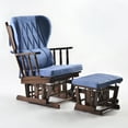 thumbnail image 1 of Comfort Deluxe Glider Chair and Ottoman Set Cloud Blue, 1 of 5
