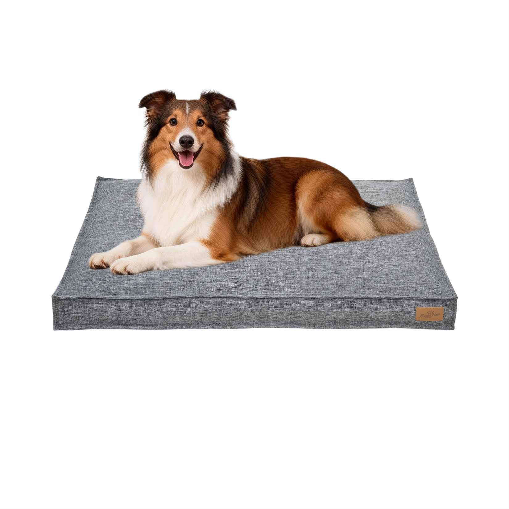 Comfort Dog Bed Pet Pillow Bed Linen Cover Foam Base Cozy Sleep Bed Pet Mat for Cats Kennels XL
