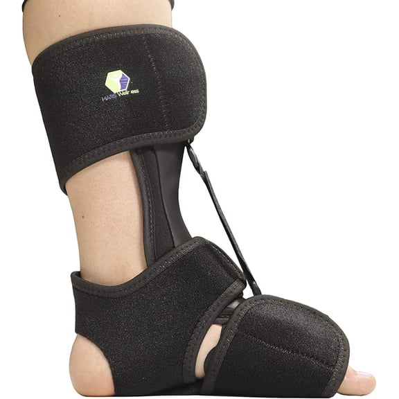 Comfort Dorsal Night Splint - Pain Relief from Plantar Fasciitis, Drop Foot, and Achilles Tendinitis - Small/Medium