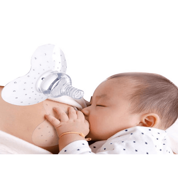 Comfort Ease Nipple Shields for Breastfeeding, Ultra-Thin & Super-Soft Includes Protective Case