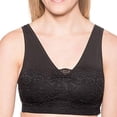 thumbnail image 1 of Comfort Finds Seamless Lace Camisole Pullover Bra – Lovely Lace Comfort Bra (3X-Large (52-54), 6 Pack (2 Each Color)), 1 of 5