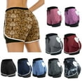 thumbnail image 1 of Comfort Fine Form Sports Shorts Seamless Breathable Drawstring Lightweight 5 size XS-XL Compress Shorts With Pockets For Women, 1 of 8