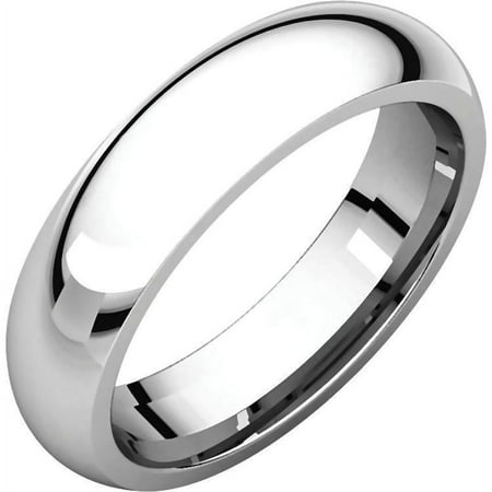 Comfort Fit 5mm 316 Stainless Steel Couples Domed Wedding Band Ring sz 5.0