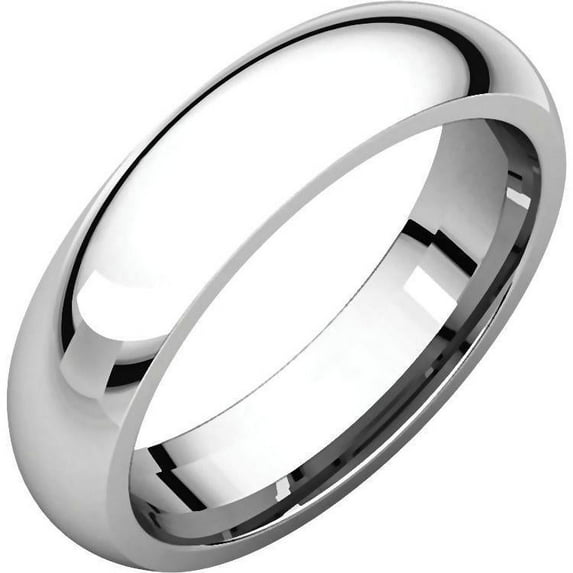 Comfort Fit 5mm 316 Stainless Steel Couples Domed Wedding Band Ring sz 6.0