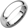 thumbnail image 1 of Comfort Fit 6mm 316 Stainless Steel Couples Domed Wedding Band Ring sz 8.5, 1 of 1